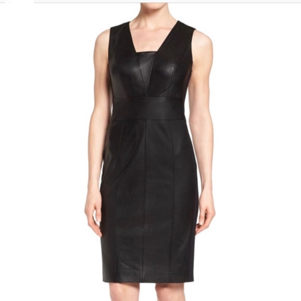 Classiques Entier Leather Dress